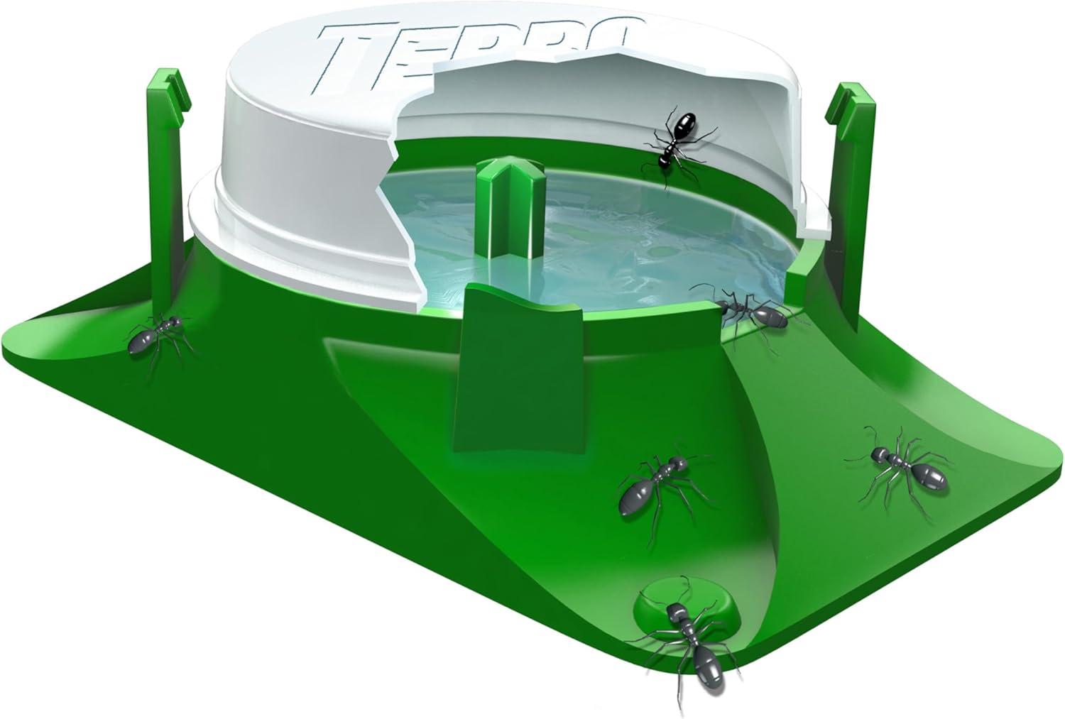 imageTERRO T18043SR Outdoor ReadytoUse Liquid Ant Bait Killer and Trap  Kills Common Household Ants  12 Bait Stations