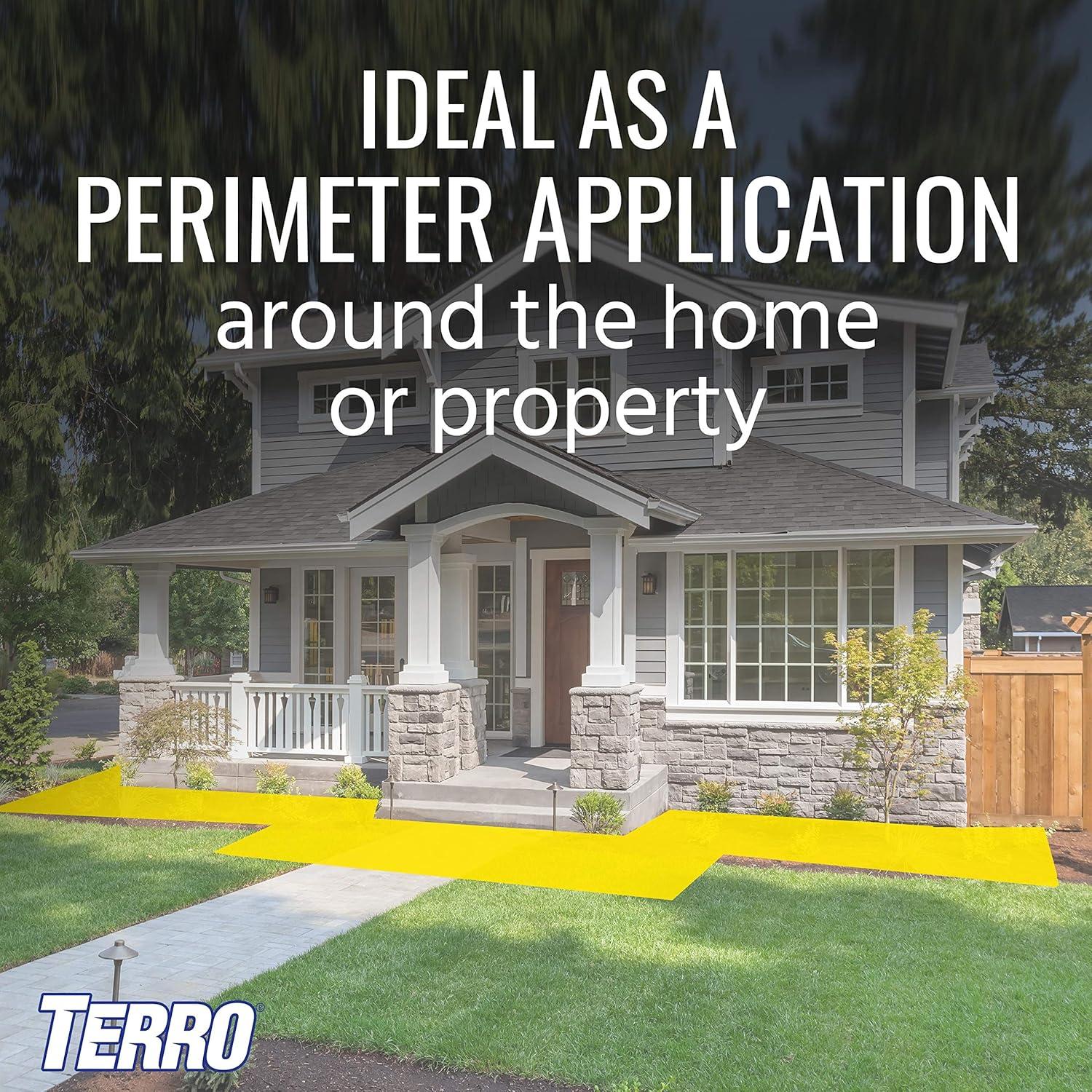 imageTERRO T2600 Perimeter Outdoor Ant Bait Plus  Attracts and Kills Carpenter Ants Roaches Crickets Earwigs Silverfish Slugs and Snails  2 Pack 4Lbs2 Pack