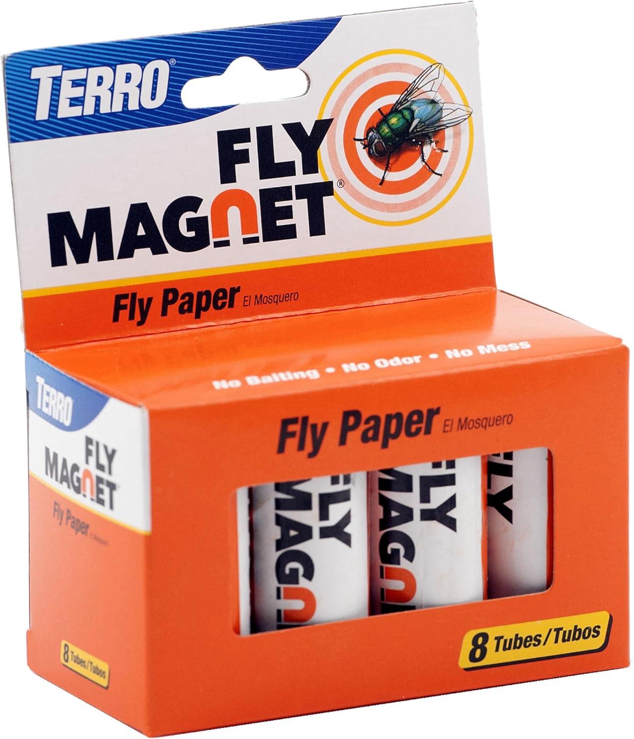 imageTERRO T518 Fly Magnet 16 Total 2 Pack Sticky Fly Trap Indoor Hanging1 Pack