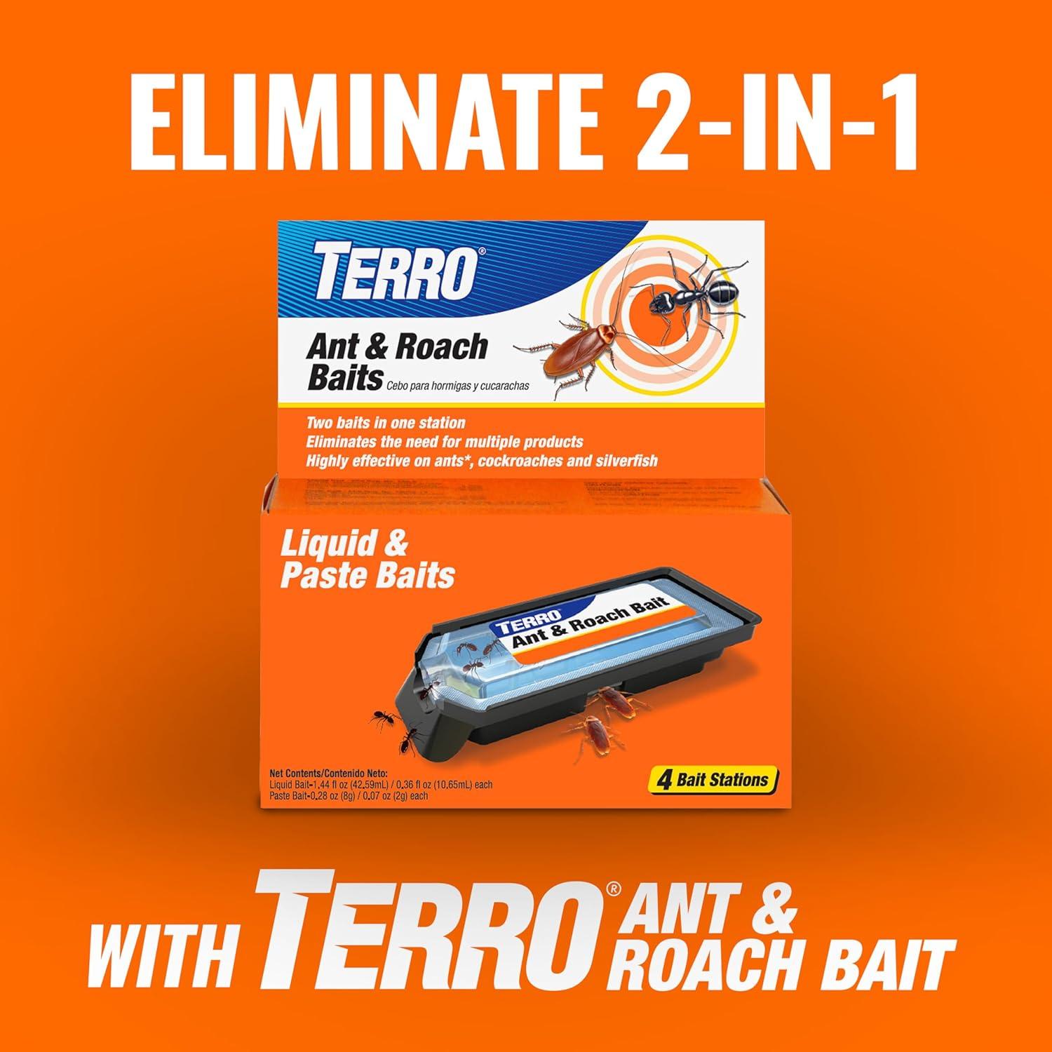 imageTerro T502 ReadytoUse Indoor Cockroach Gel Bait Killer  Kills German American Oriental Roaches 3 oz