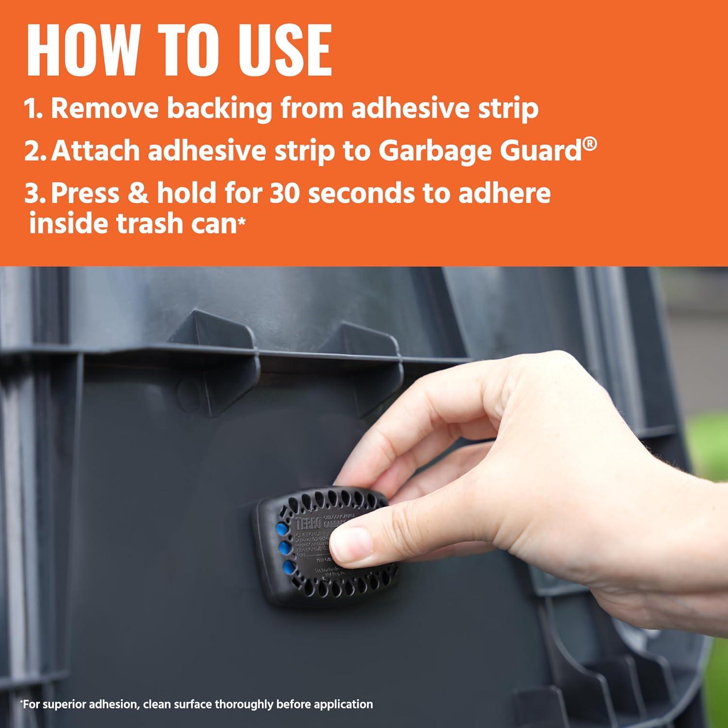 imageTerro T800 Garbage Guard Trash Can Insect Killer  Kills Flies Roach Maggots Beetles and Insects in Outdoor Garbage Can1 Pack
