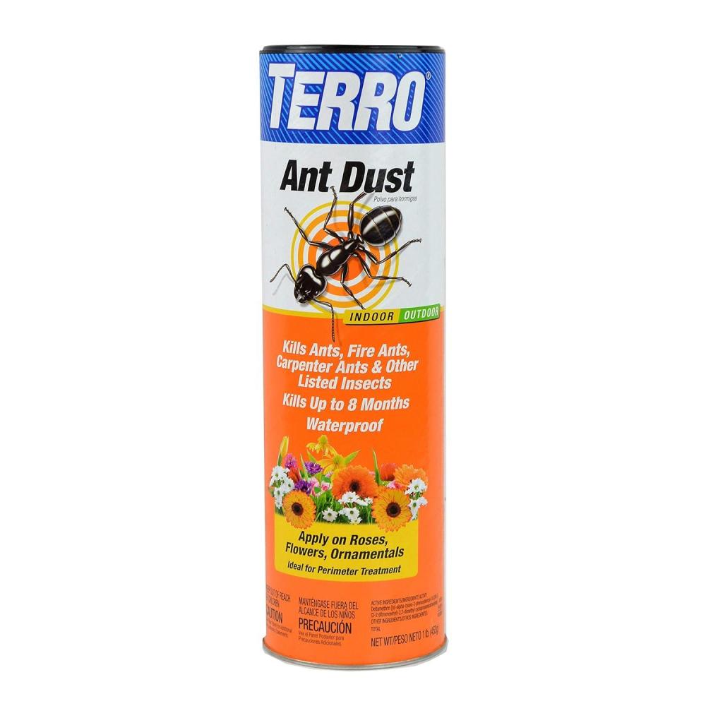 imageTERRO T600 Ant Dust Powder Killer for Indoors and Outdoors  Kills Ants Fire Ants Carpenter Ants Roaches Spiders and Other Insects  1lb1lb