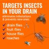 imageTERRO Drain Insect Killer  T590 Drain Fly Killer Spray  Foam Treatment for Fruit Flies House Flies and Cockroaches
