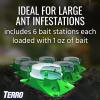 imageTERRO T18046 Outdoor ReadytoUse Liquid Ant Bait Killer and Trap  Kills Common Household Ants  4 Bait Stations8 Bait Stations
