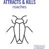 imageTERRO T500SR Indoor MultiSurface Roach Bait Stations  Indoor Roach Killer 12 Bait Stations Black1 Pack