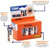 imageTERRO T518 Fly Magnet 16 Total 2 Pack Sticky Fly Trap Indoor Hanging4 Pack