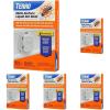 imageTERRO Indoor Liquid Ant Baits with Adhesive Strips for Discreet Baiting  TERRO Ant Trap and Bait Station  4 Pack  T334B4 Bait Stations Pack of 5