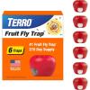imageTerro Fruit Fly Traps for Indoors 12 Pack  540 Days of Lure Supply6 Traps