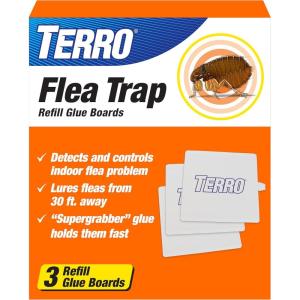 imageTERRO Flea Trap Refill Pack of Glue Cards for T230 Indoor Flea Trap  3 Count Pack of 1  T231