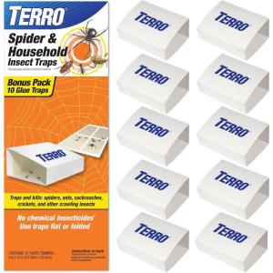 imageTERRO Spider ampamp Insect Trap T320610  Pack of 10 Insect Traps10 Pack