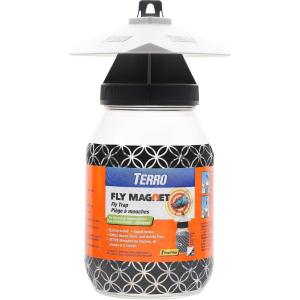 imageTERRO T380 Outdoor Reusable Fly Magnet Fly Trap  Poison Free Trap with Baitwhite