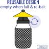imageTERRO Outdoor Yellow Jacket Trap with Bait  Easy to Use  T362  No Chemical Insecticides  Effective Yellowjacket Trap  Includes Bait